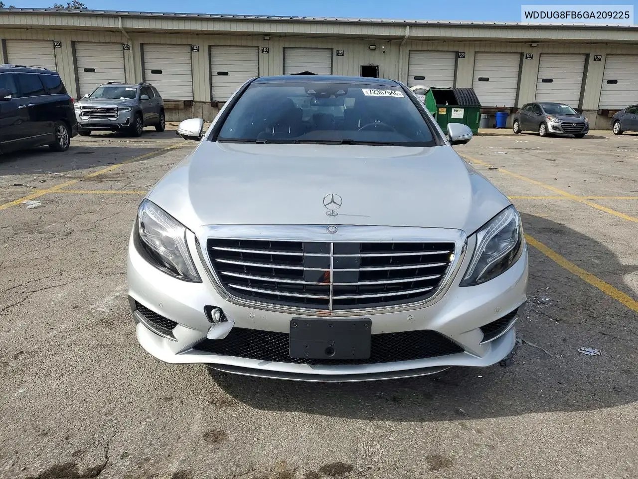 2016 MERCEDES S-KLASSE VIN WDDUG8FB6GA209225 — фото 5