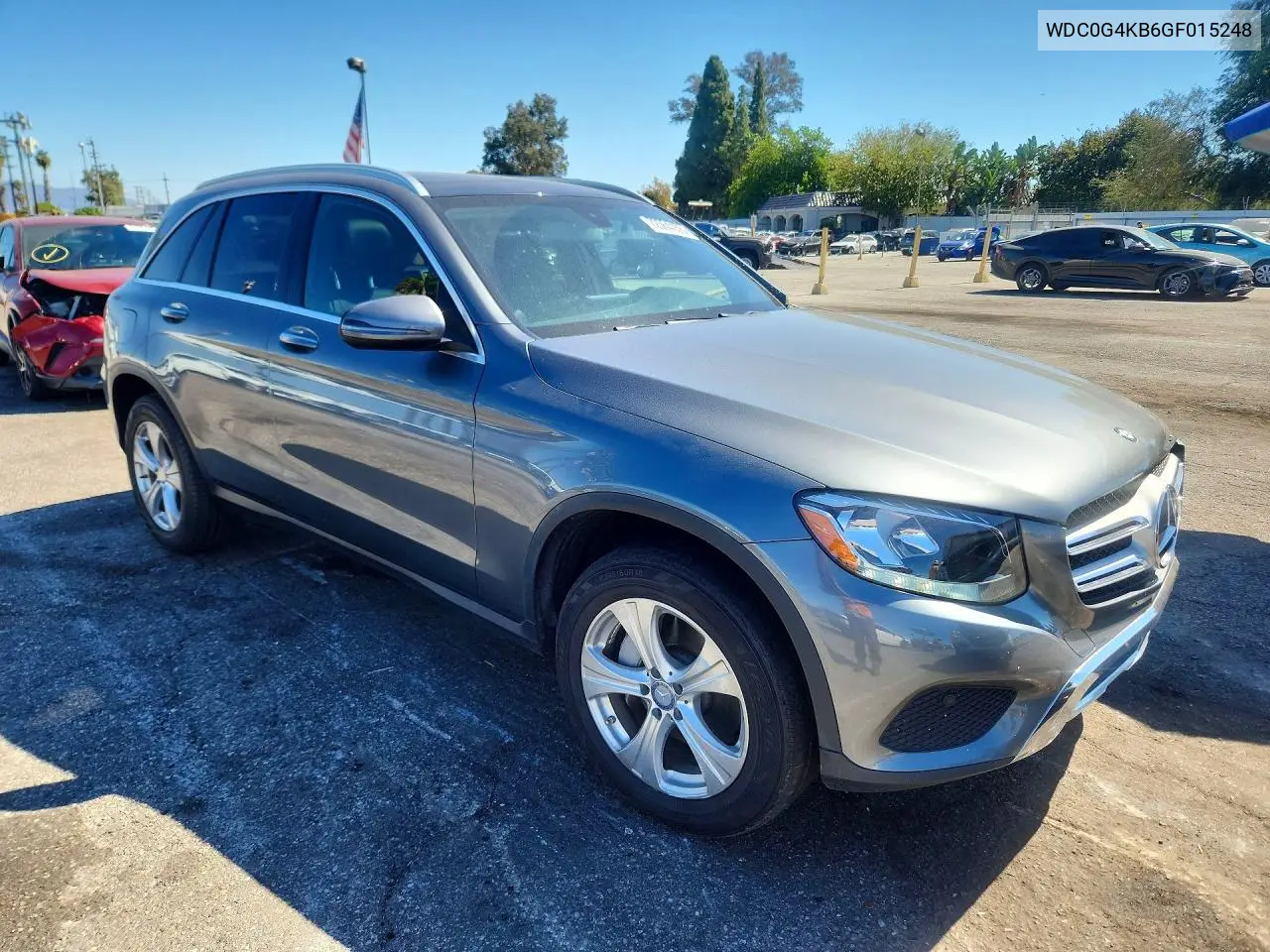 2016 MERCEDES GLC VIN WDC0G4KB6GF015248 — фото 4