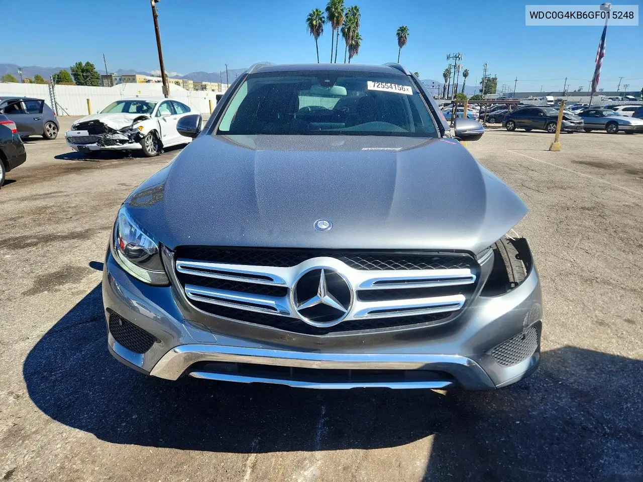 2016 MERCEDES GLC VIN WDC0G4KB6GF015248 — фото 5