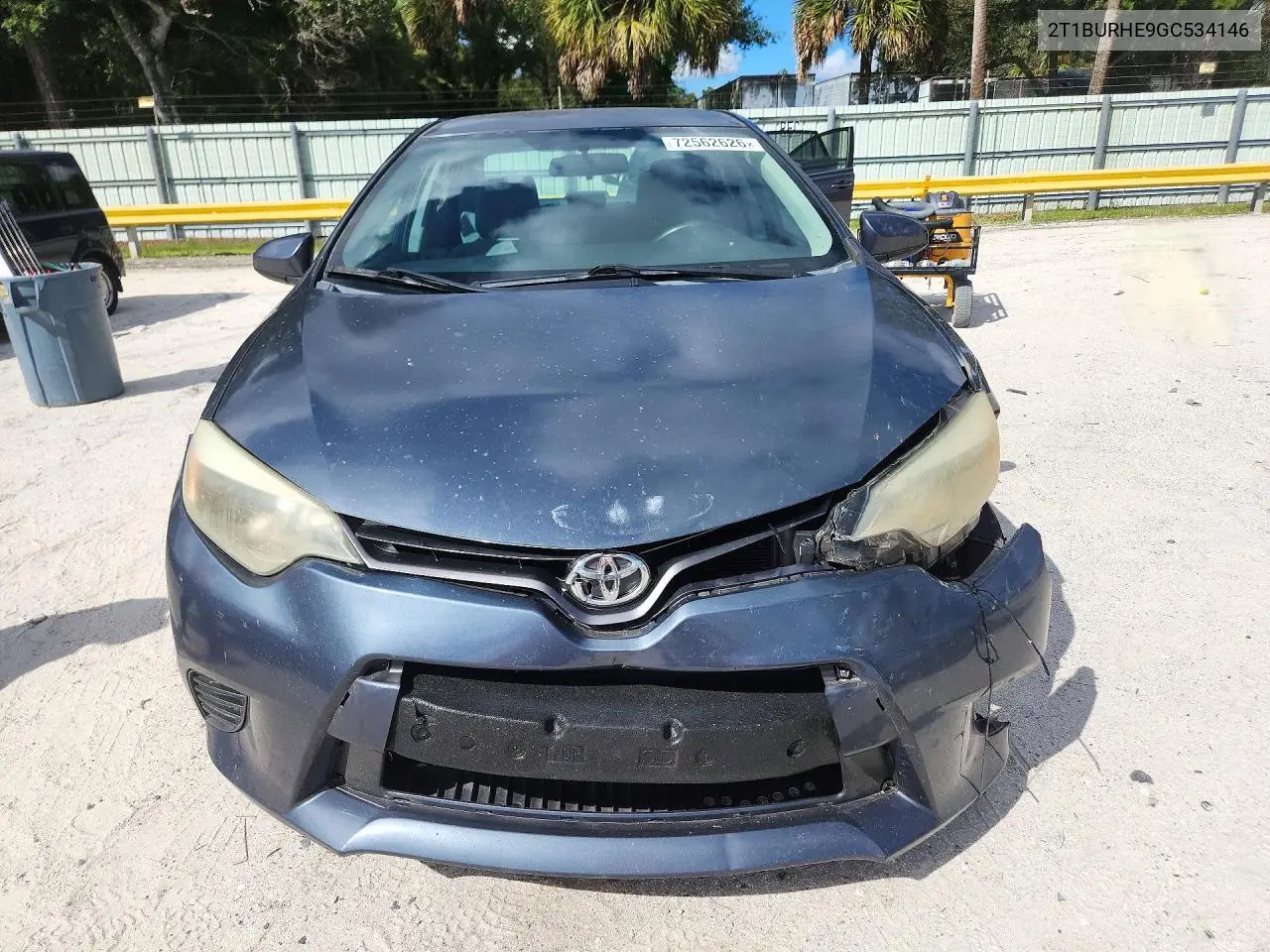 2016 TOYOTA COROLLA VIN 2T1BURHE9GC534146 — фото 5