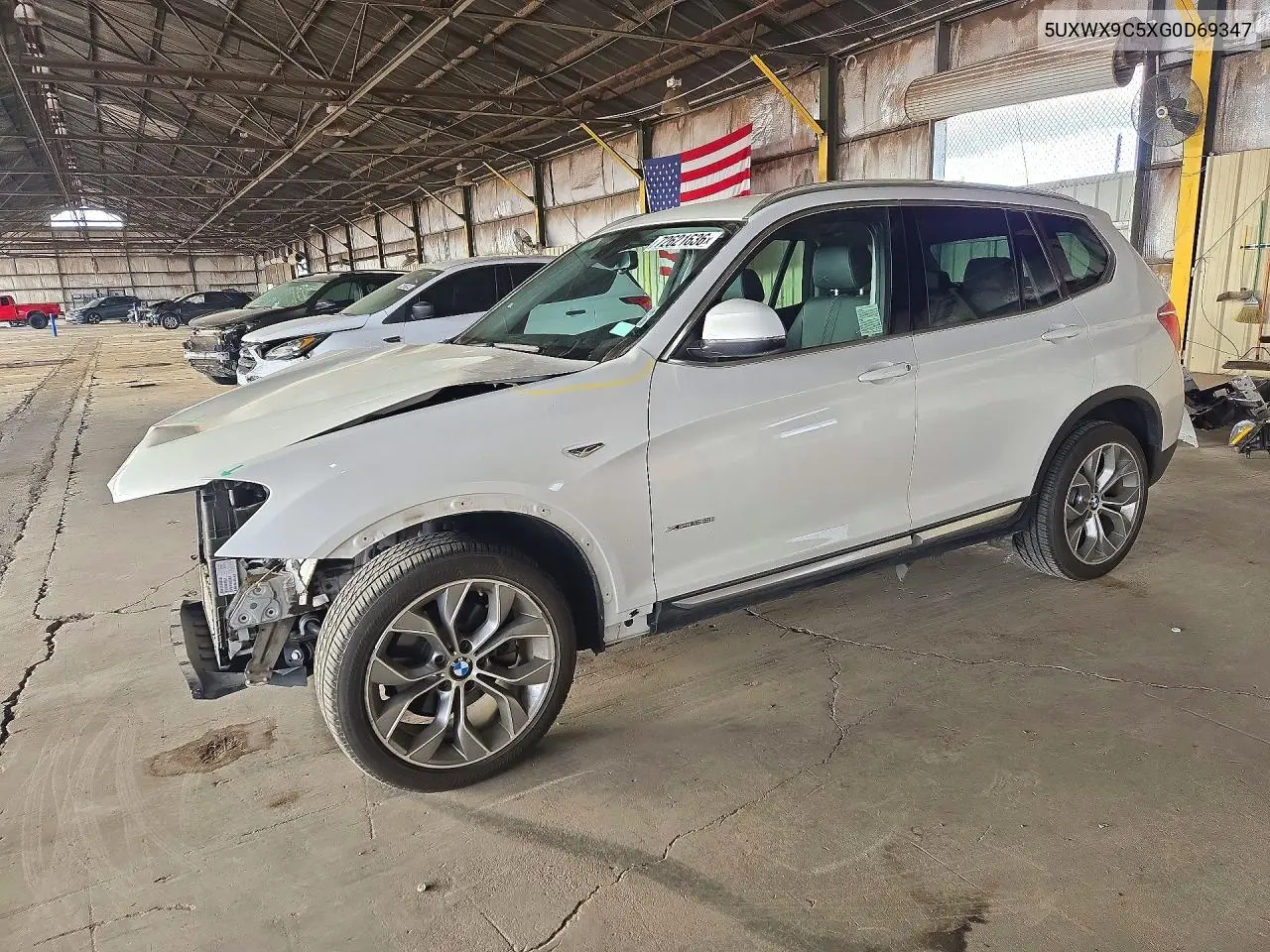 BMW X3 2016, VIN 5UXWX9C5XG0D69347