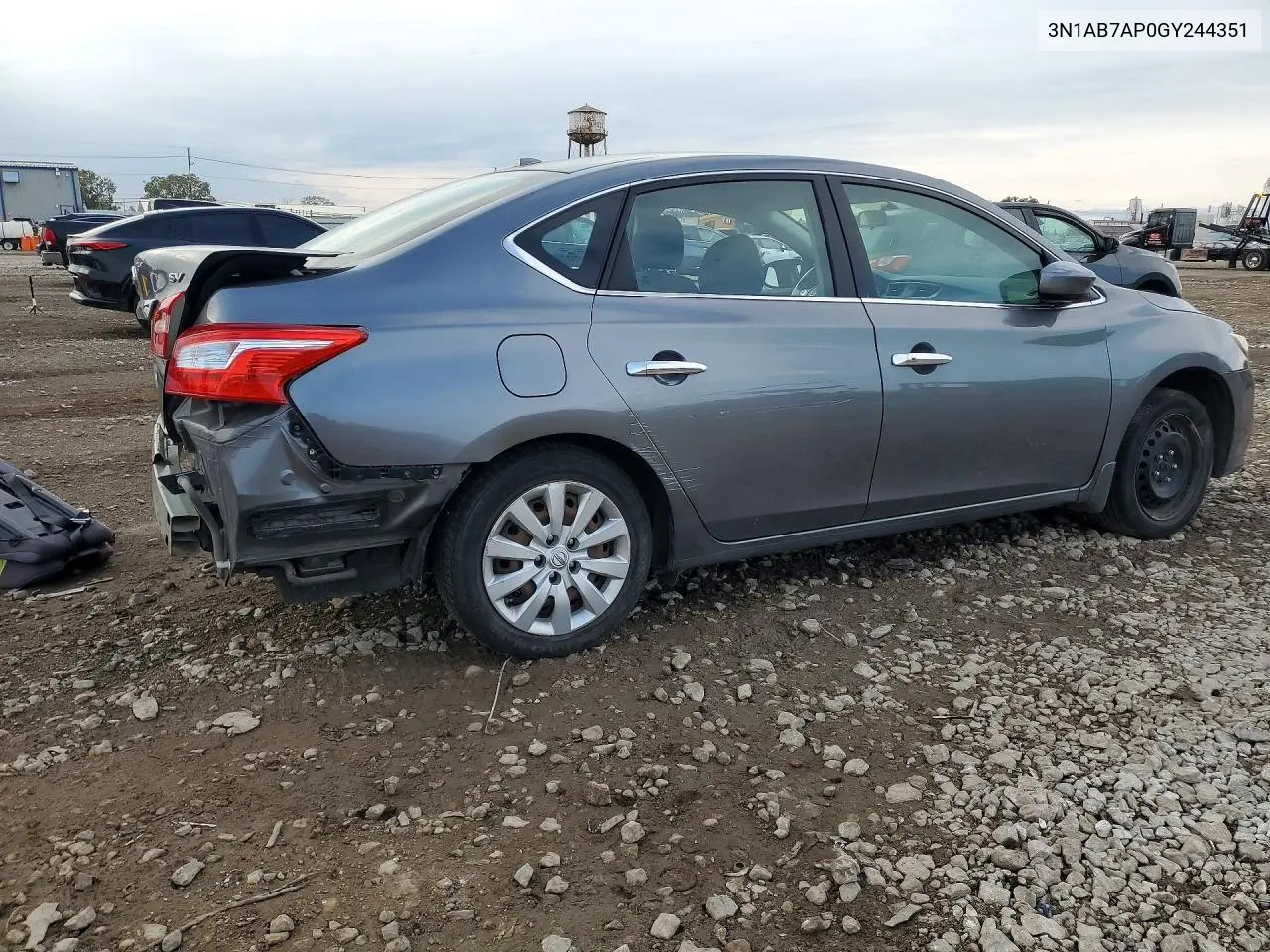 2016 NISSAN SENTRA VIN 3N1AB7AP0GY244351 — фото 3