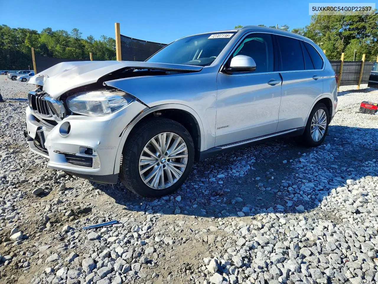 BMW X5 2016, VIN 5UXKR0C54G0P22537