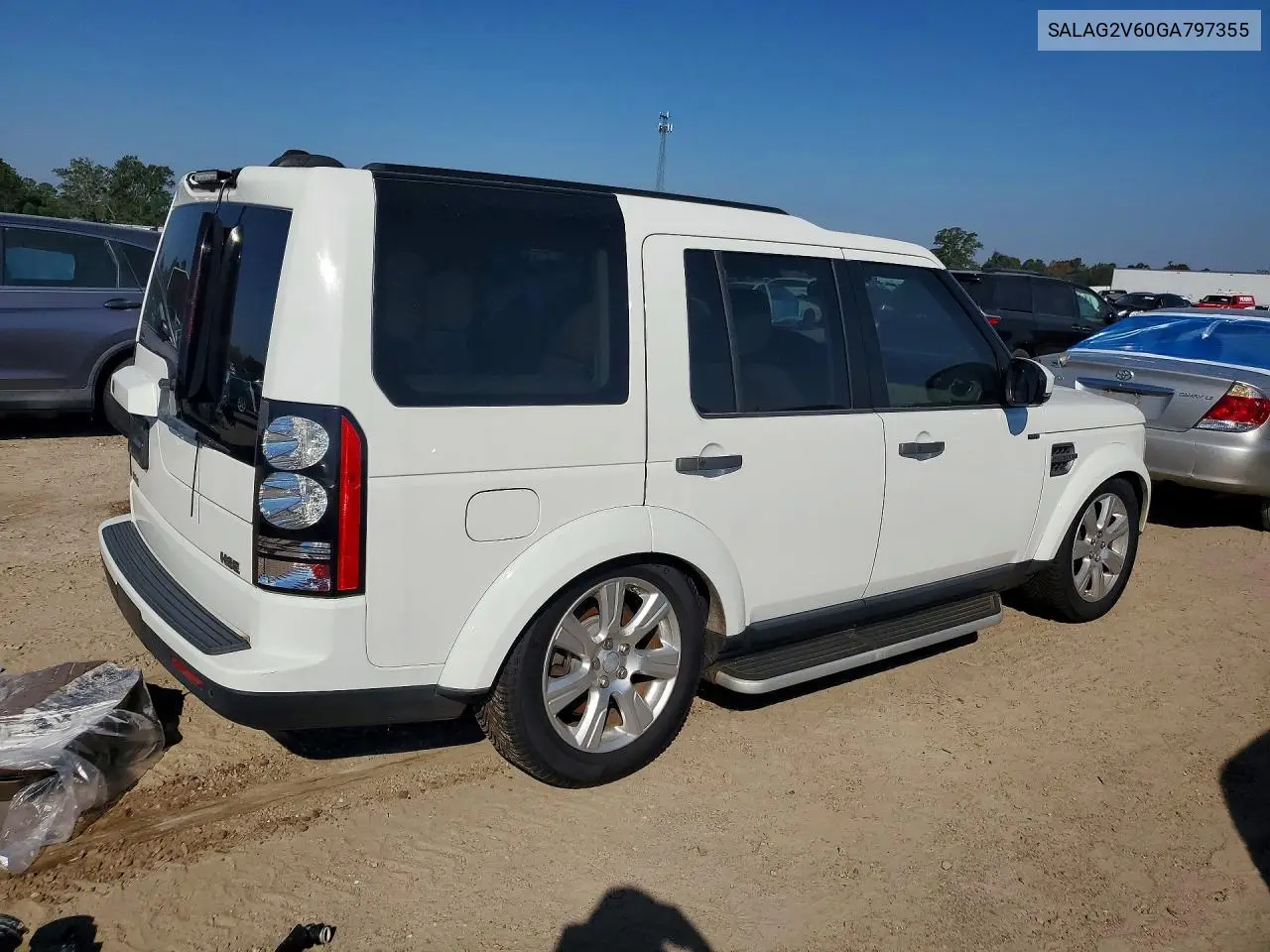 2016 LAND ROVER LR4 VIN SALAG2V60GA797355 — фото 3