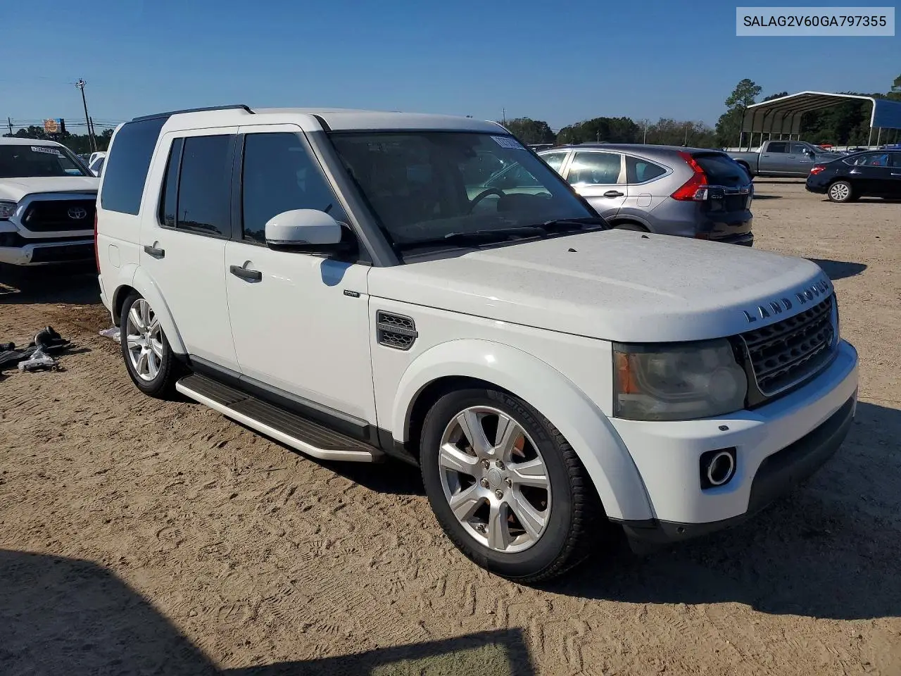 2016 LAND ROVER LR4 VIN SALAG2V60GA797355 — фото 4