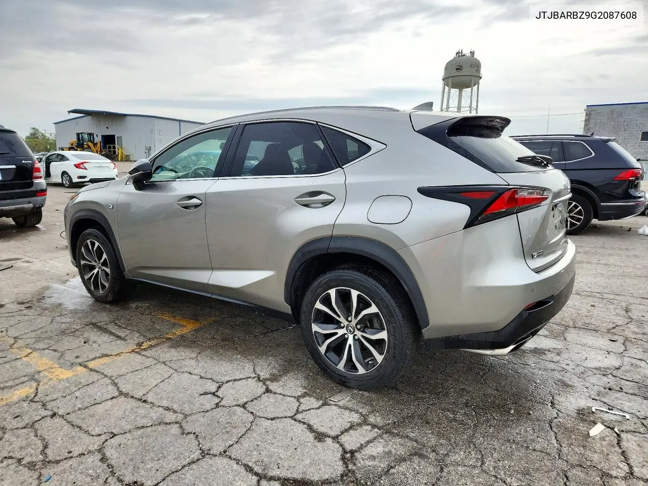 2016 LEXUS NX VIN JTJBARBZ9G2087608 — фото 2