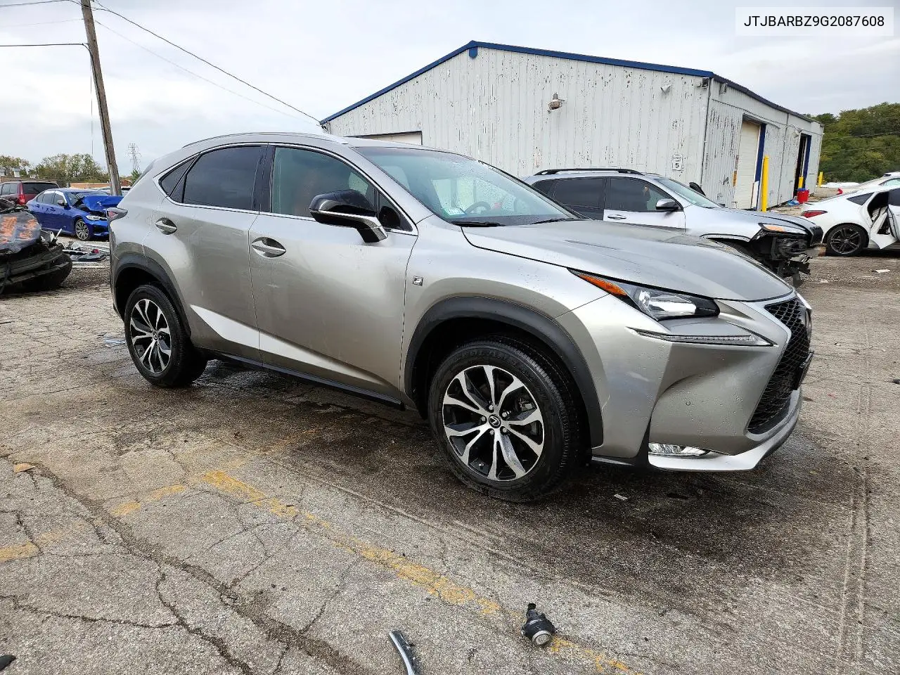 2016 LEXUS NX VIN JTJBARBZ9G2087608 — фото 4