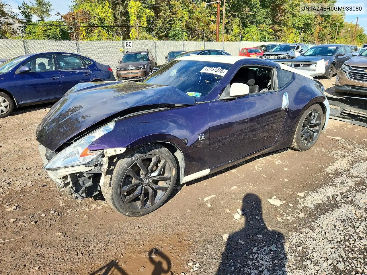 NISSAN 370Z 2016, VIN JN1AZ4EH0GM933080