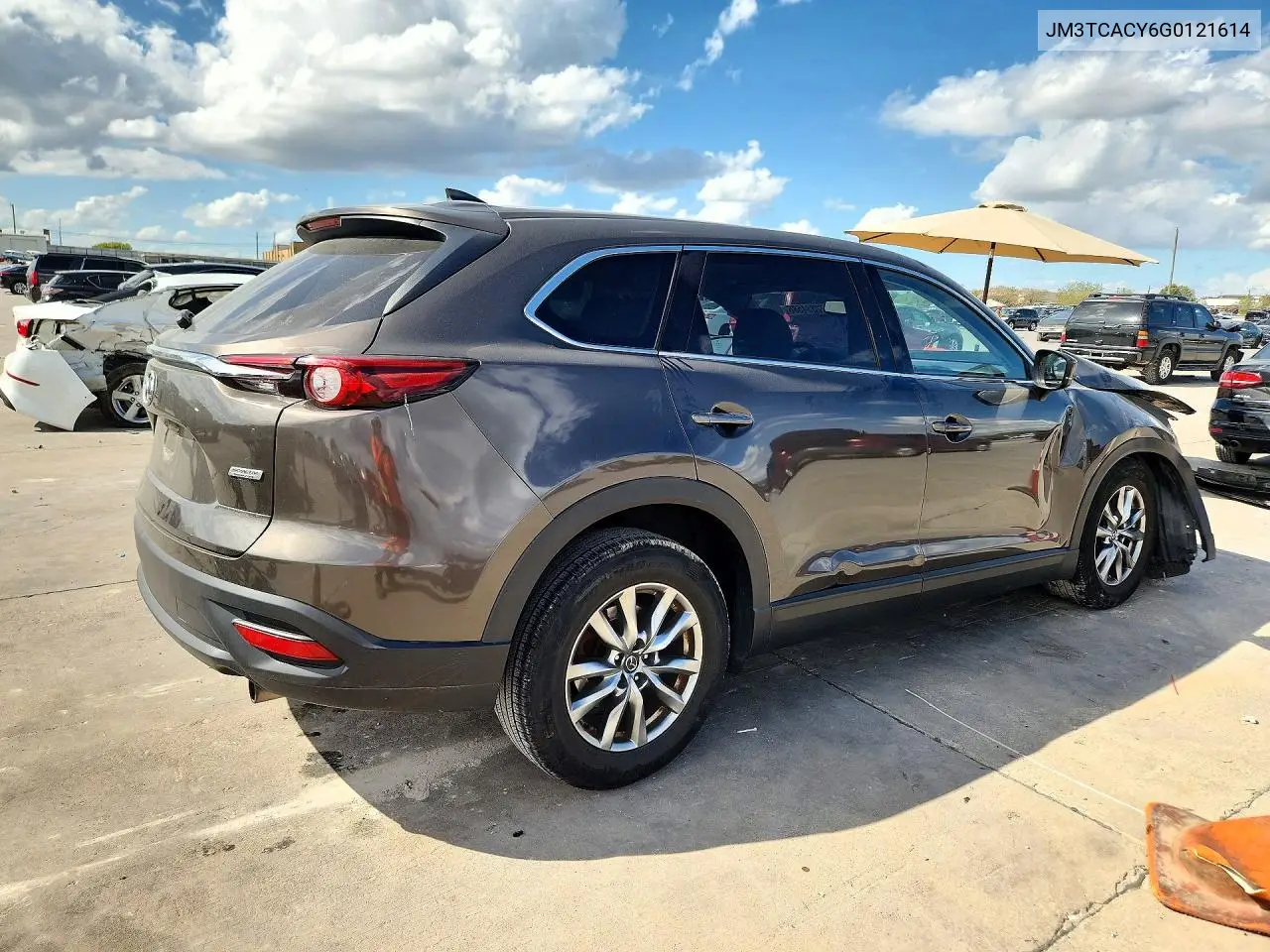 2016 MAZDA CX-9 VIN JM3TCACY6G0121614 — фото 3