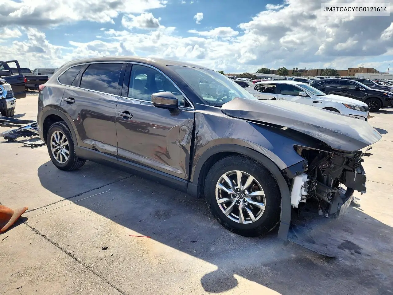 2016 MAZDA CX-9 VIN JM3TCACY6G0121614 — фото 4