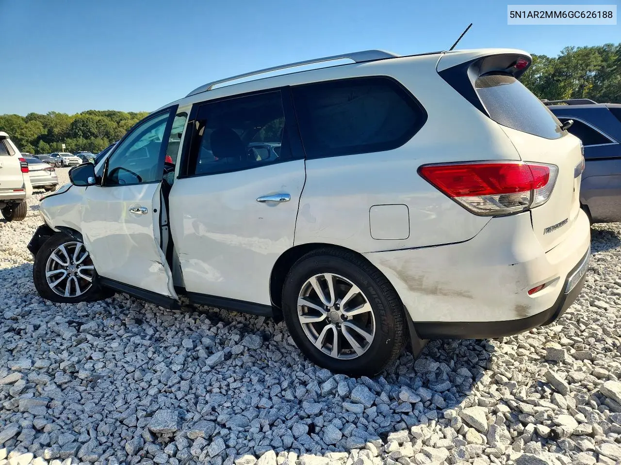 2016 NISSAN PATHFINDER VIN 5N1AR2MM6GC626188 — фото 2