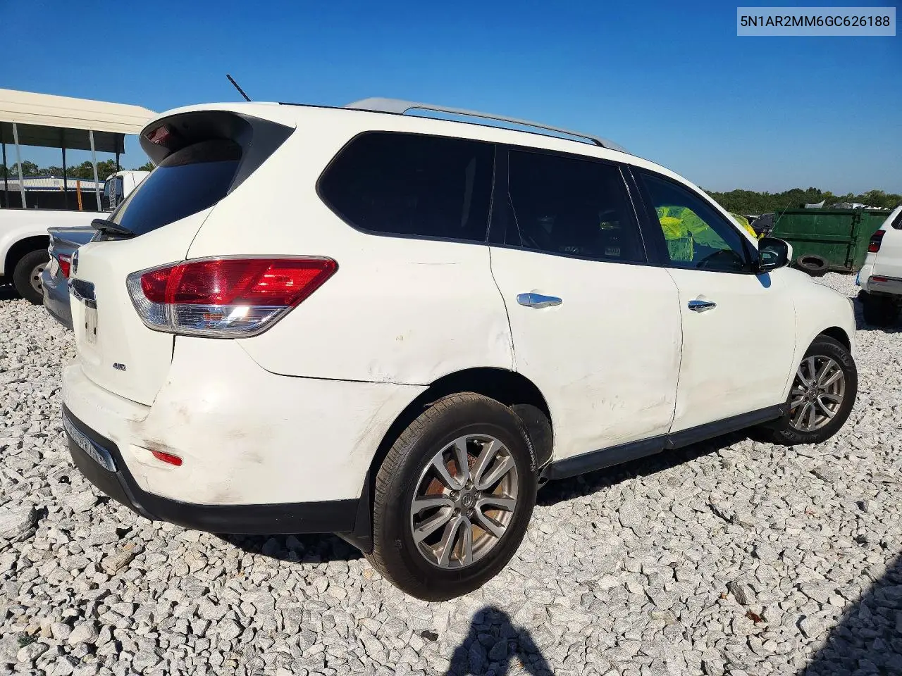 2016 NISSAN PATHFINDER VIN 5N1AR2MM6GC626188 — фото 3