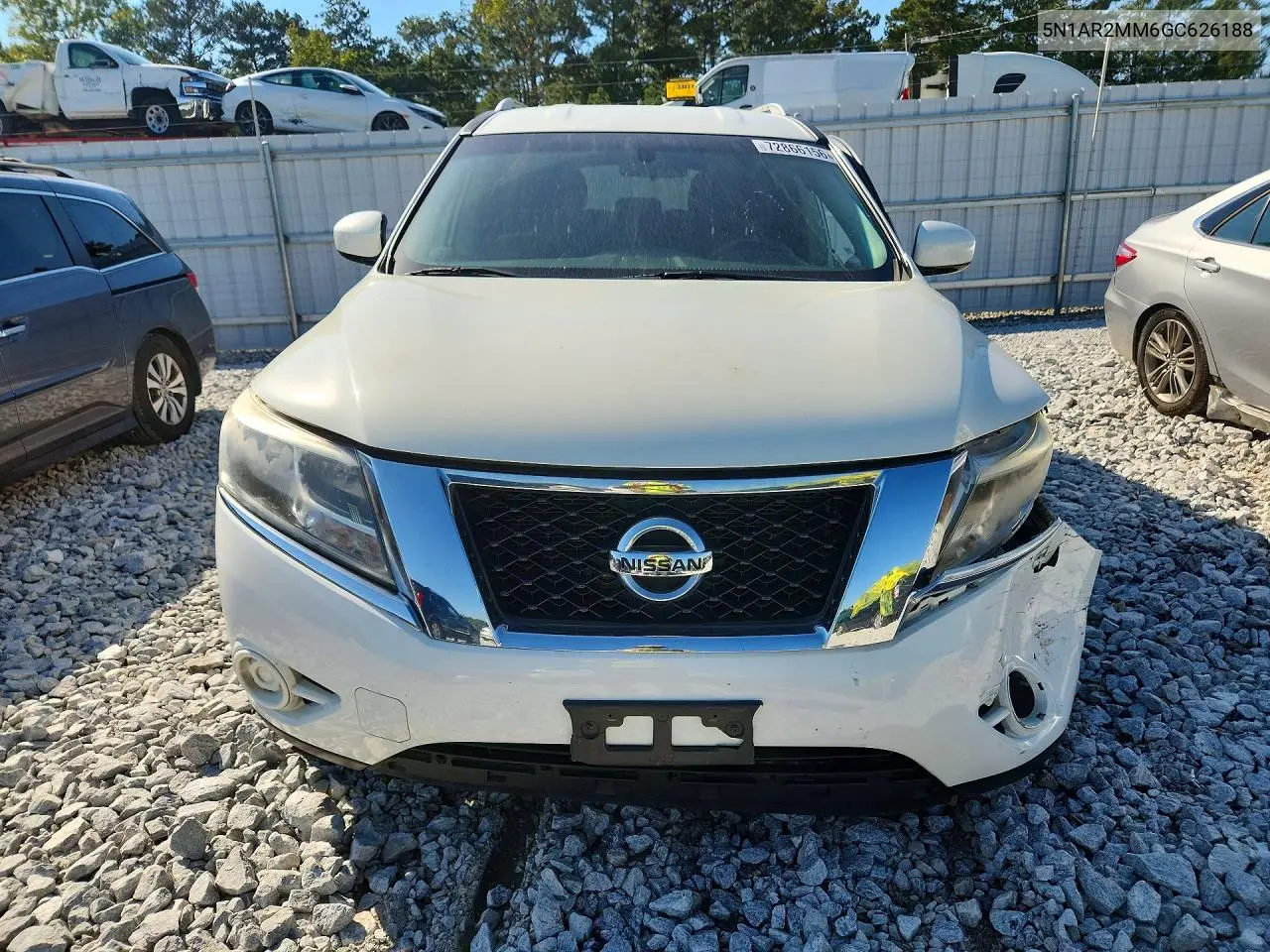 2016 NISSAN PATHFINDER VIN 5N1AR2MM6GC626188 — фото 5