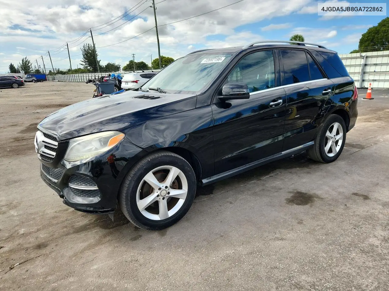 MERCEDES GLE 2016, VIN 4JGDA5JB8GA722862