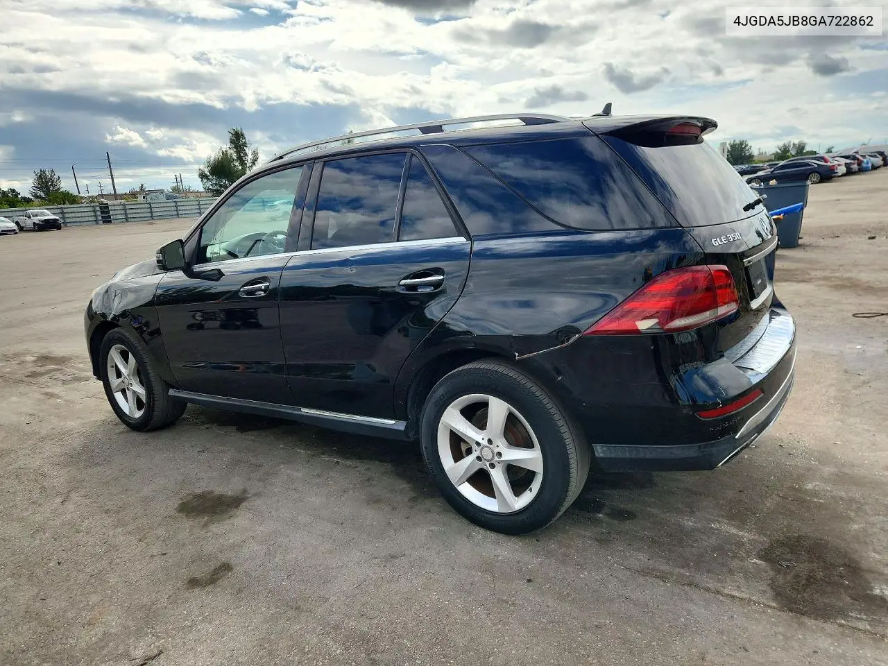 2016 MERCEDES GLE VIN 4JGDA5JB8GA722862 — фото 2