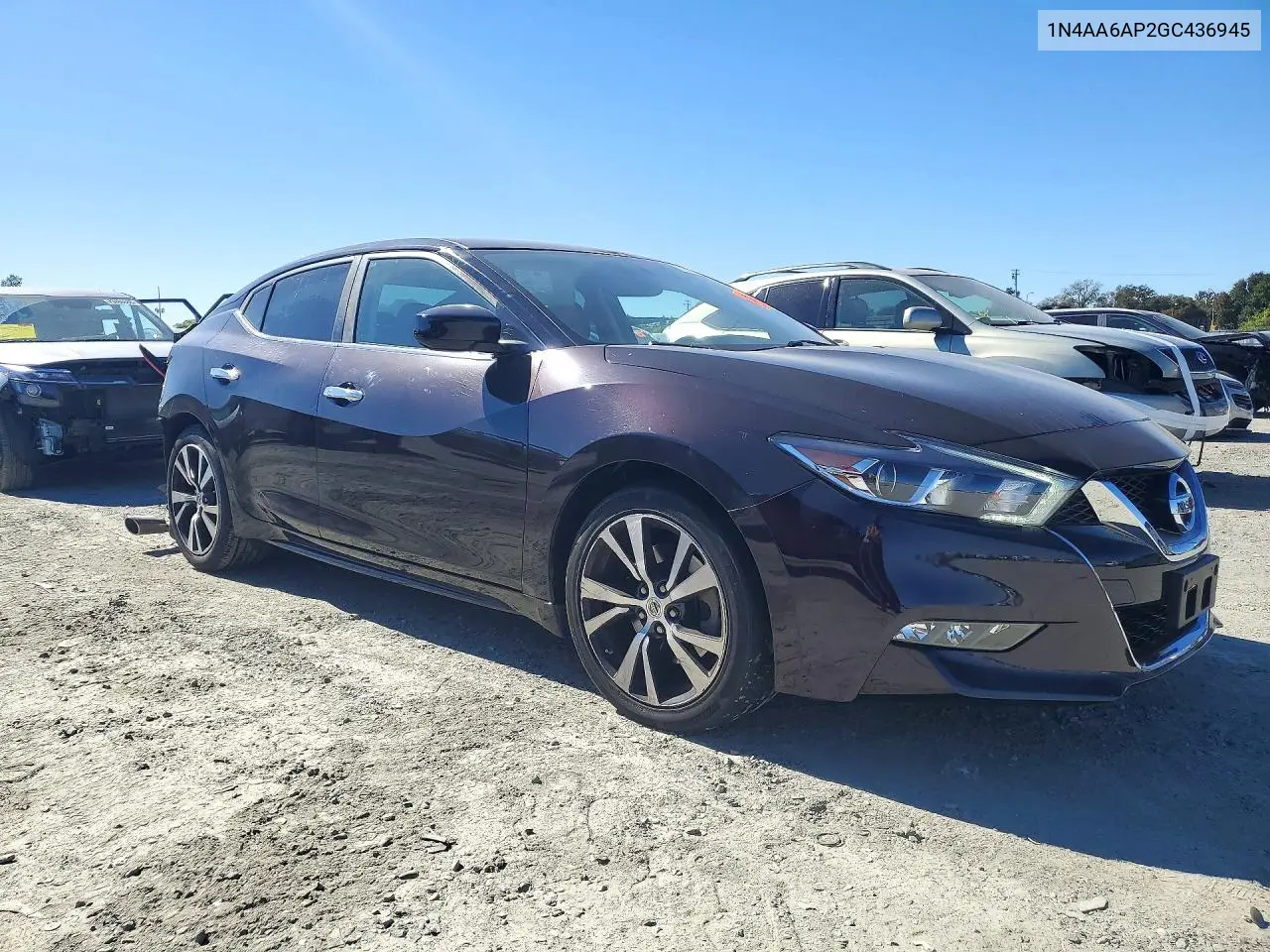 2016 NISSAN MAXIMA VIN 1N4AA6AP2GC436945 — фото 4