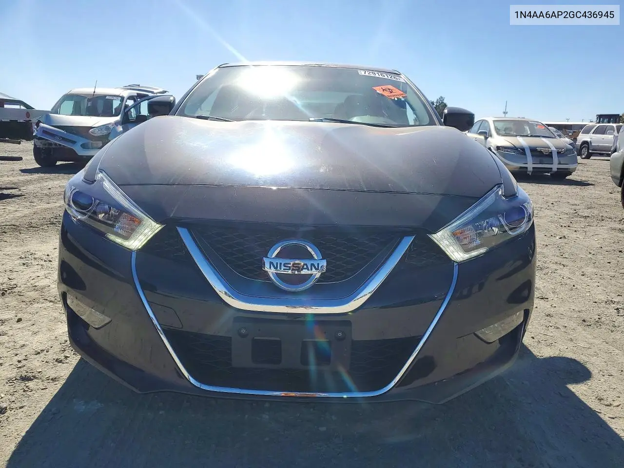 2016 NISSAN MAXIMA VIN 1N4AA6AP2GC436945 — фото 5