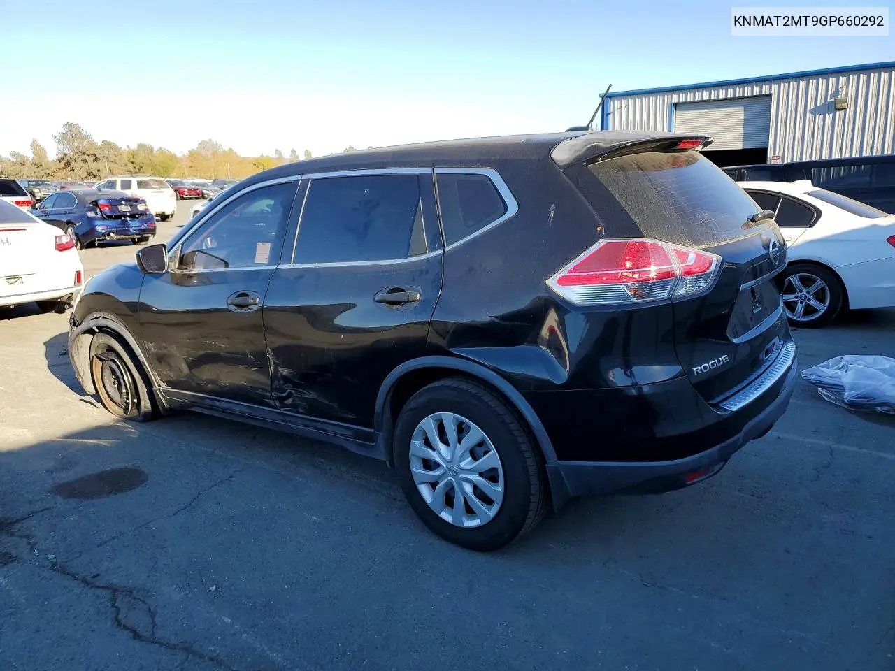 2016 NISSAN ROGUE VIN KNMAT2MT9GP660292 — фото 2