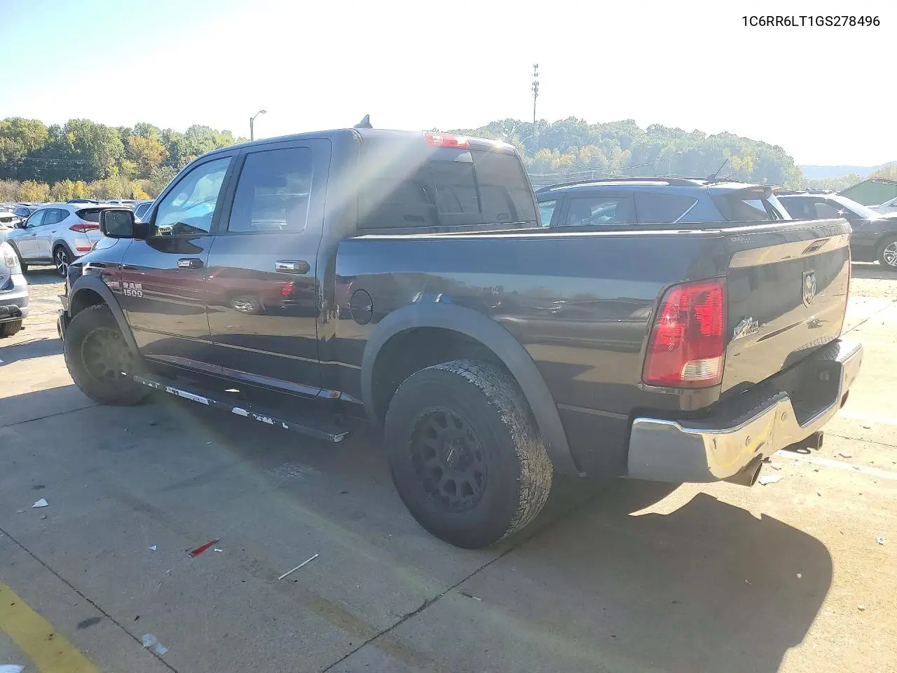 2016 RAM 1500 VIN 1C6RR6LT1GS278496 — фото 2