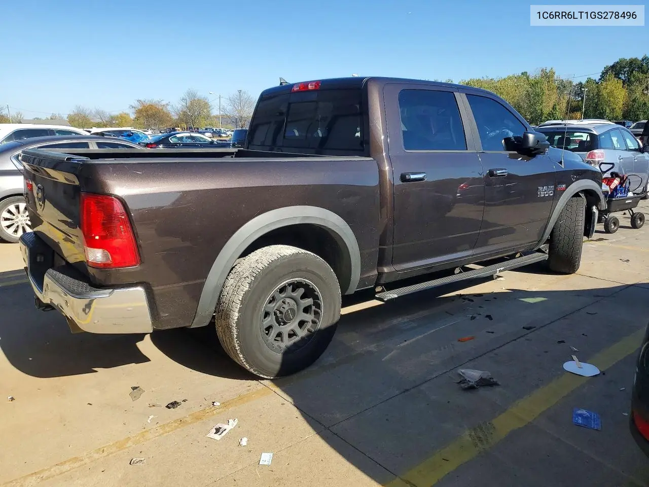 2016 RAM 1500 VIN 1C6RR6LT1GS278496 — фото 3