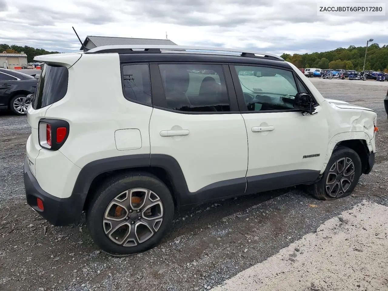 2016 JEEP RENEGADE VIN ZACCJBDT6GPD17280 — фото 3