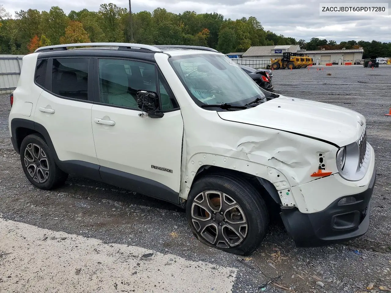 2016 JEEP RENEGADE VIN ZACCJBDT6GPD17280 — фото 4