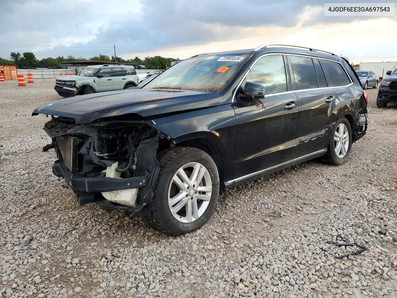 MERCEDES GL-KLASSE 2016, VIN 4JGDF6EE3GA697543