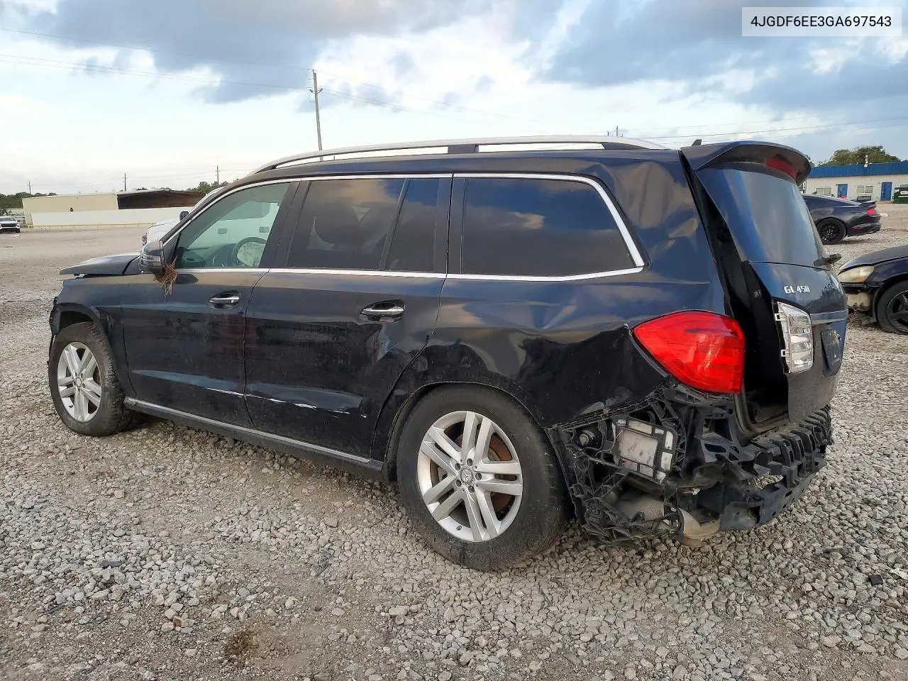 2016 MERCEDES GL-KLASSE VIN 4JGDF6EE3GA697543 — фото 2
