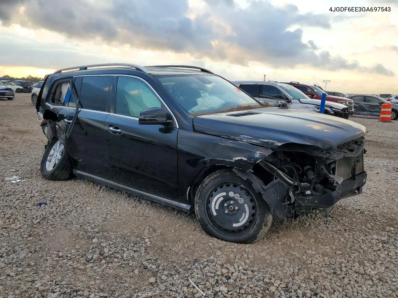 2016 MERCEDES GL-KLASSE VIN 4JGDF6EE3GA697543 — фото 4