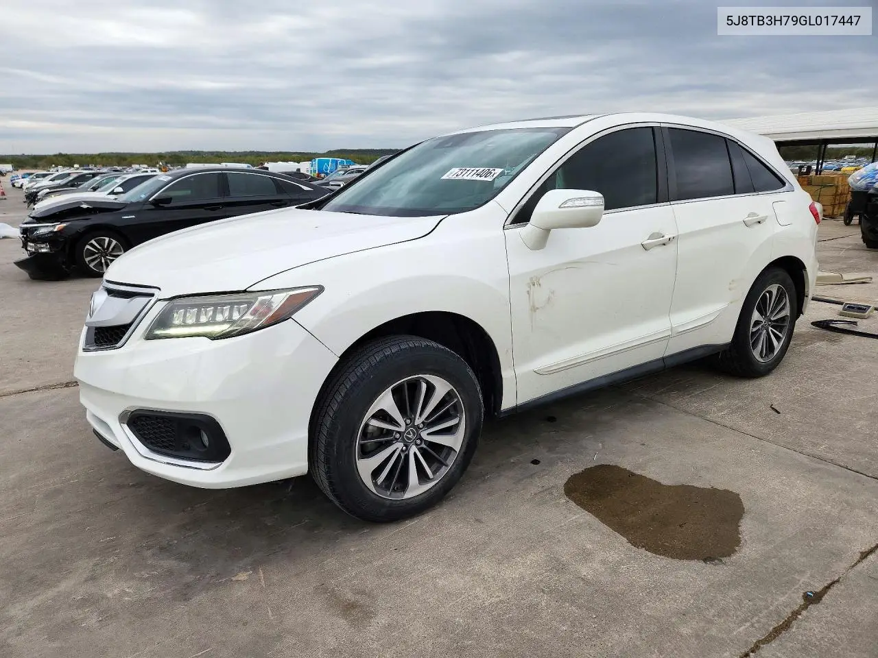 ACURA RDX 2016, VIN 5J8TB3H79GL017447