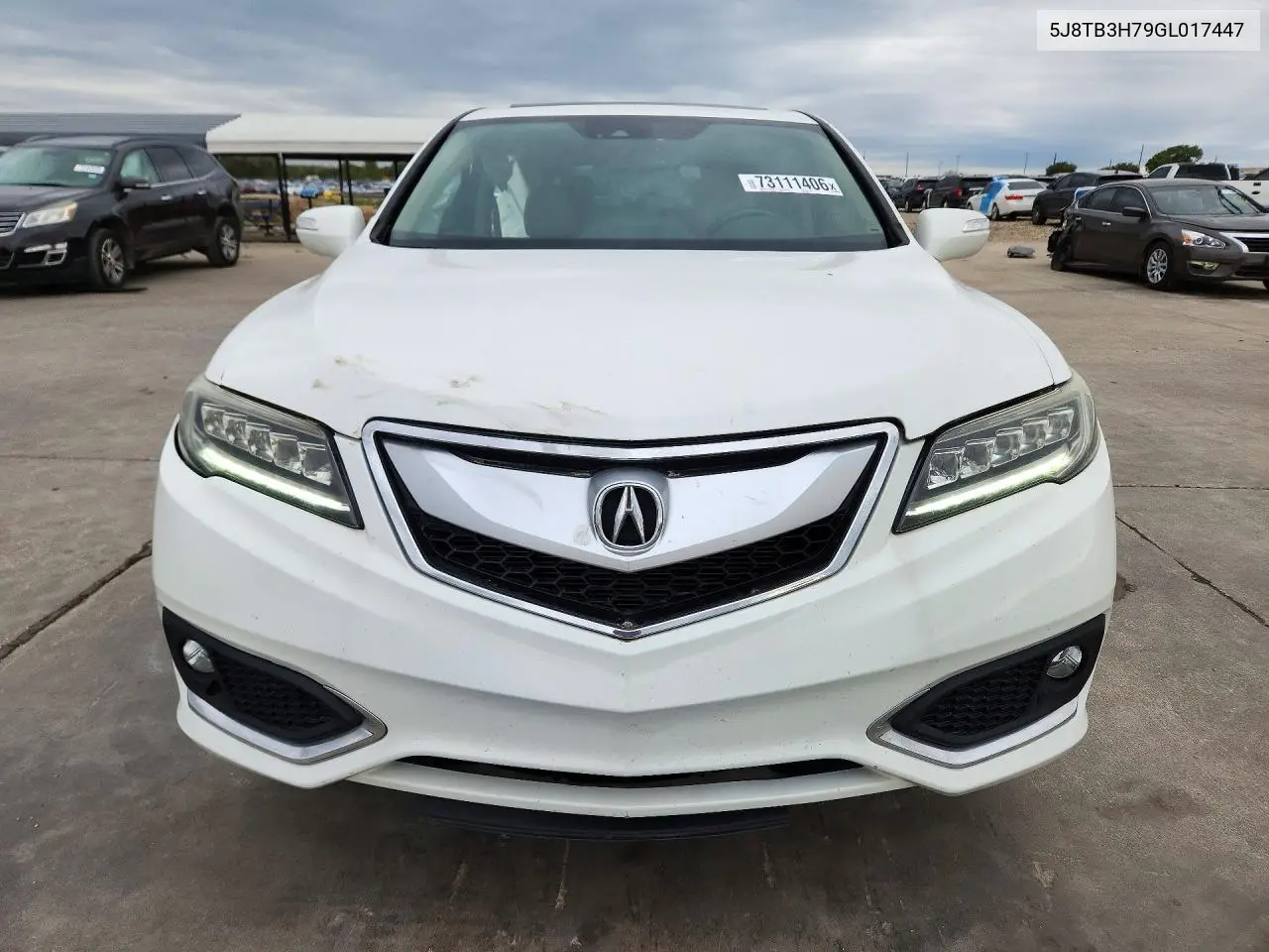 2016 ACURA RDX VIN 5J8TB3H79GL017447 — фото 5