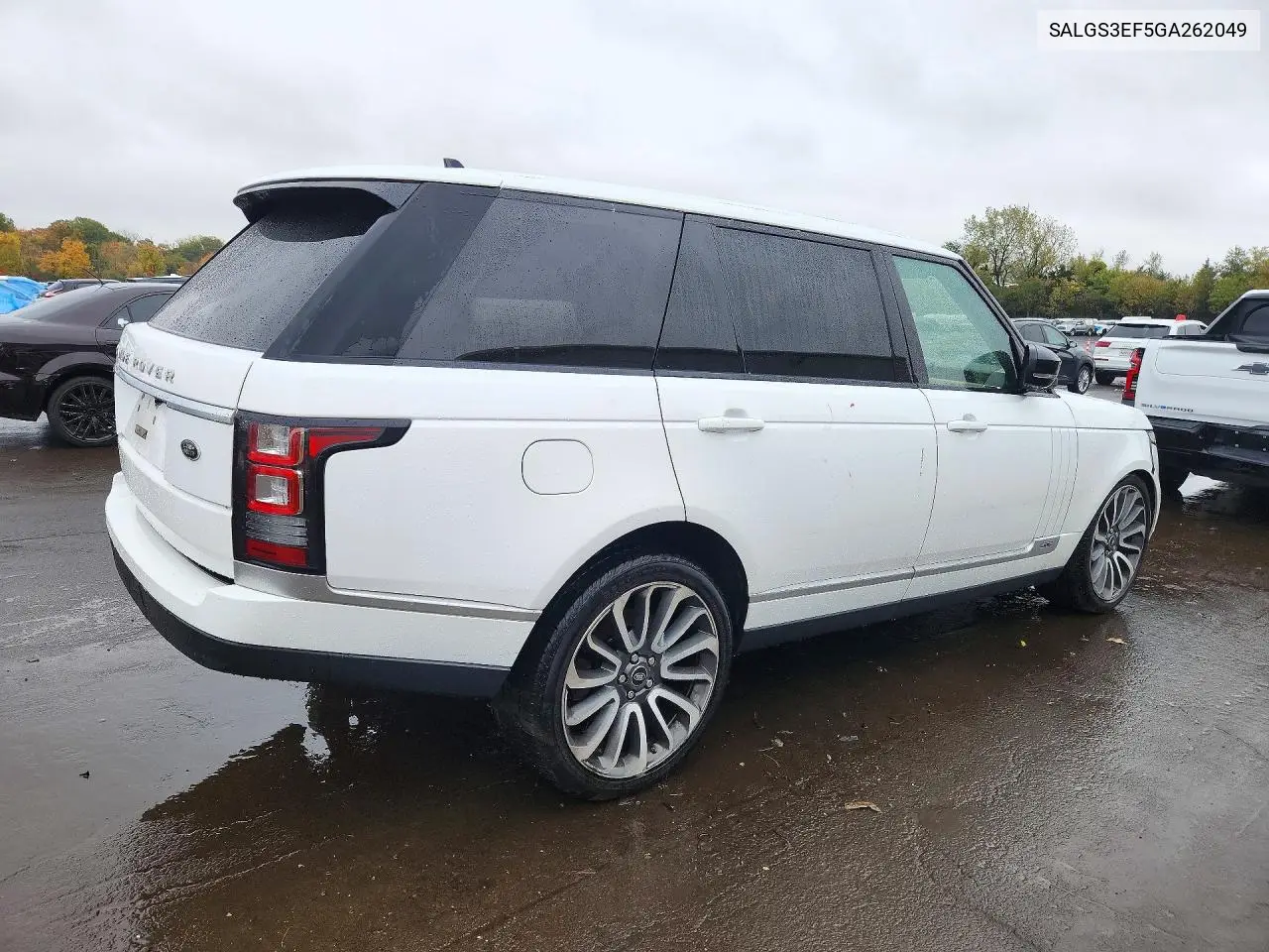 2016 LAND ROVER RANGE ROVER VIN SALGS3EF5GA262049 — фото 3