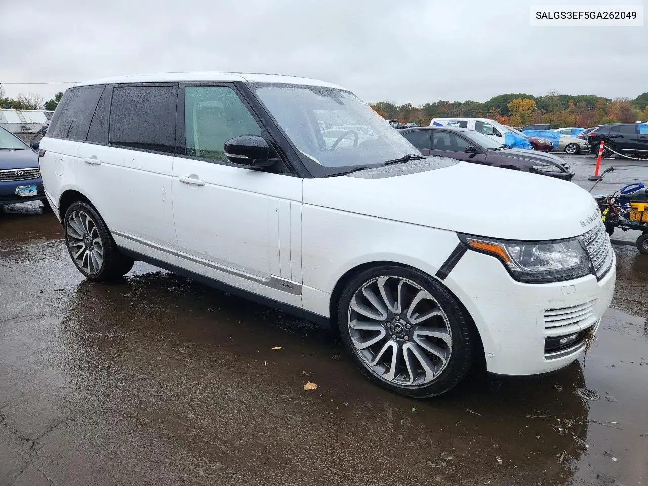 2016 LAND ROVER RANGE ROVER VIN SALGS3EF5GA262049 — фото 4