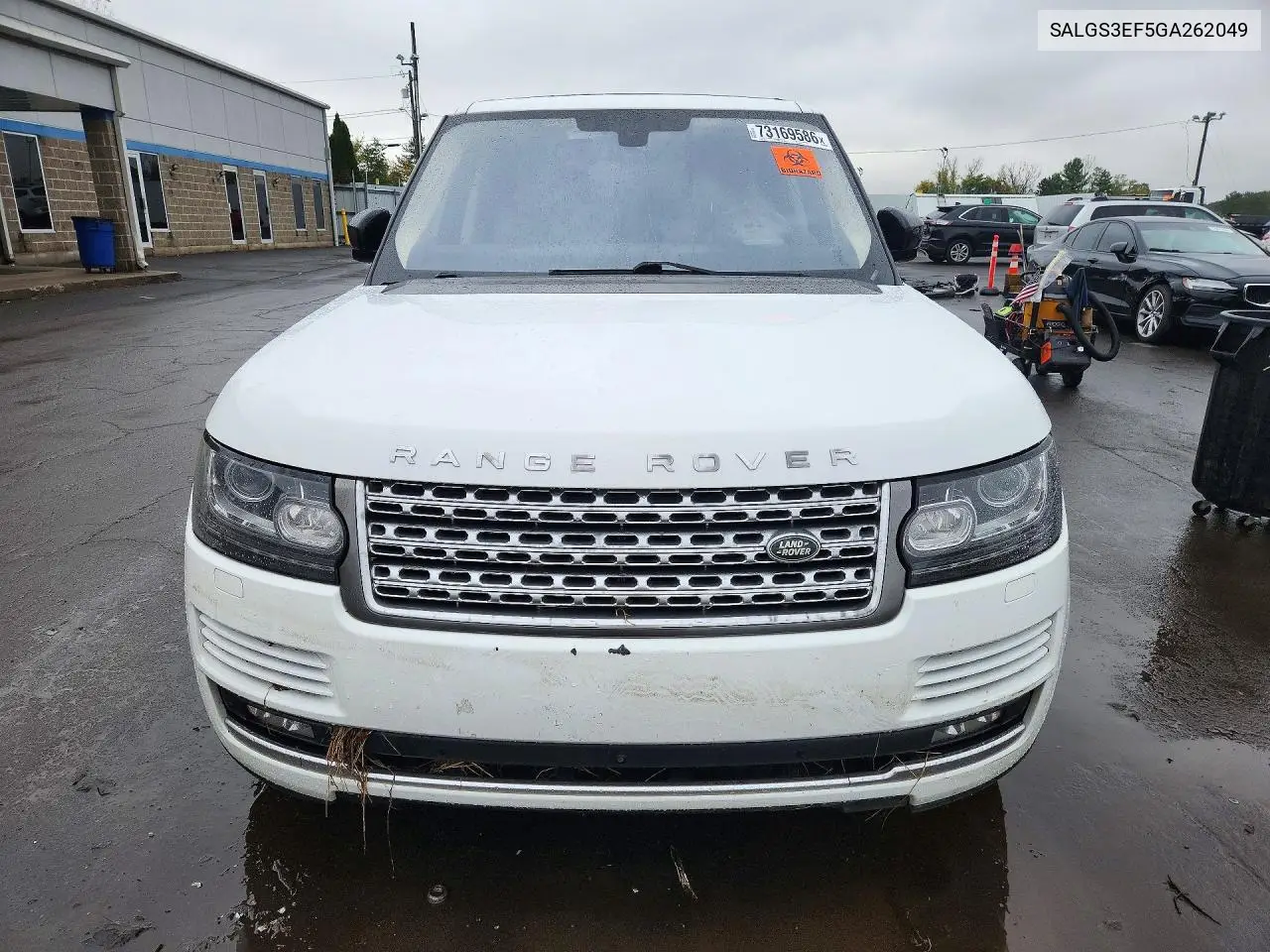 2016 LAND ROVER RANGE ROVER VIN SALGS3EF5GA262049 — фото 5