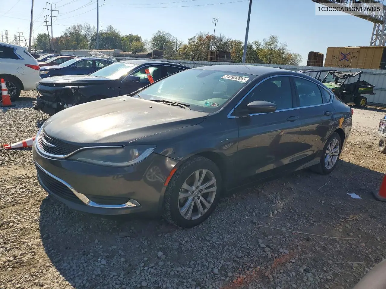CHRYSLER 200 2016, VIN 1C3CCCAB5GN176825