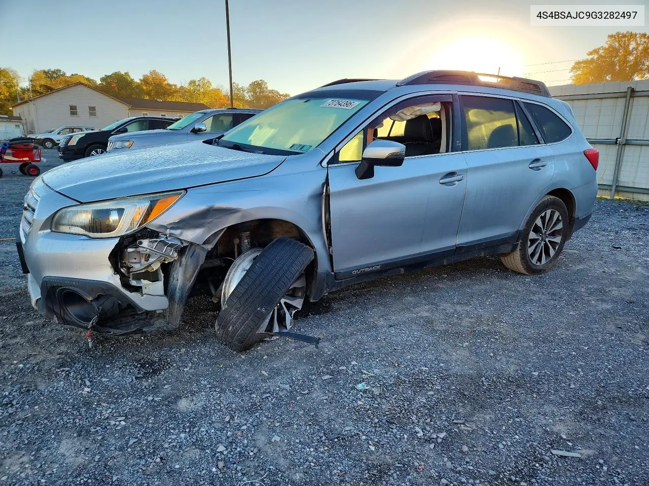 SUBARU OUTBACK 2016, VIN 4S4BSAJC9G3282497