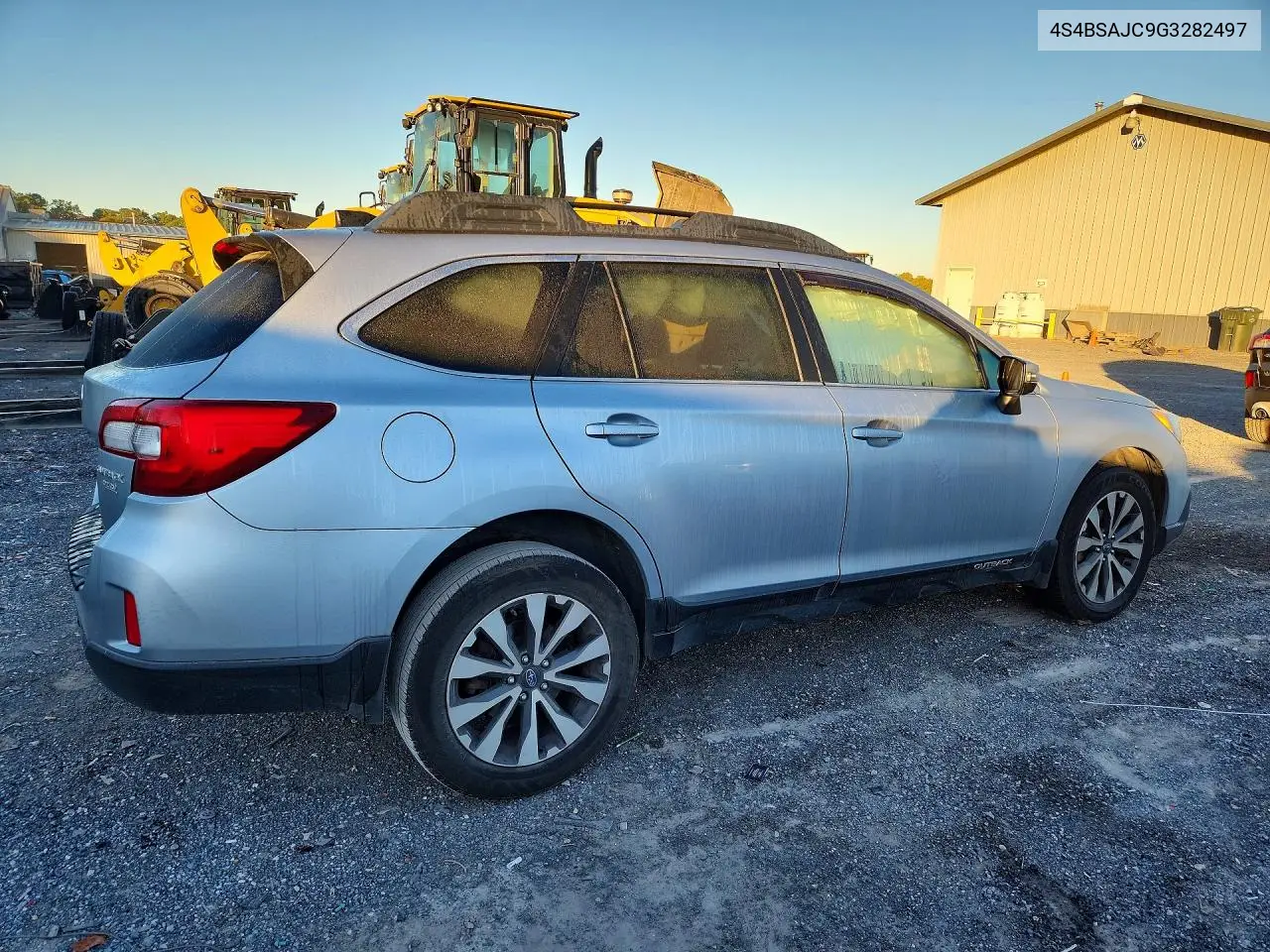 2016 SUBARU OUTBACK VIN 4S4BSAJC9G3282497 — фото 3