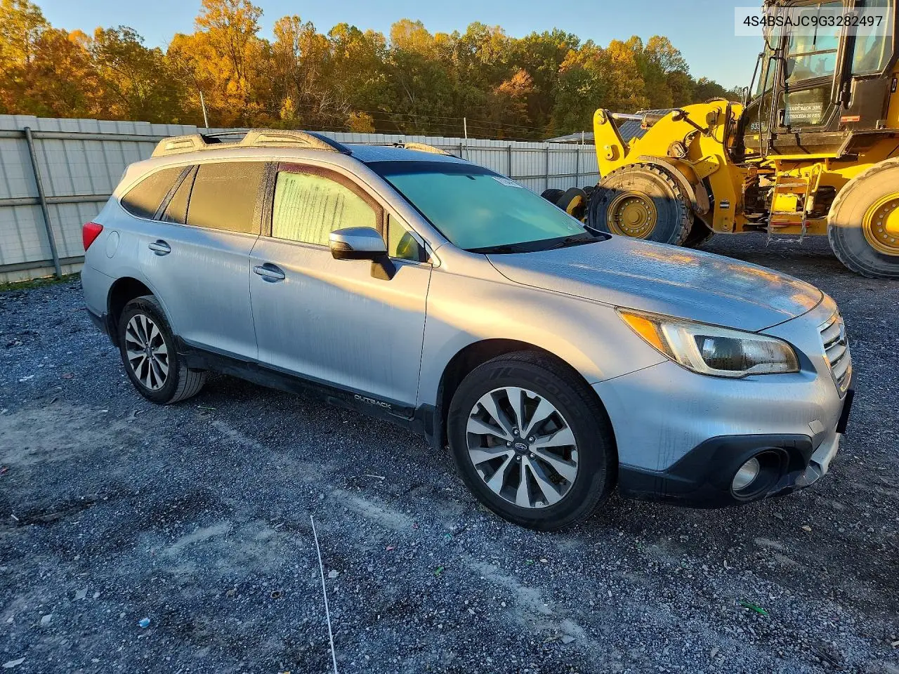 2016 SUBARU OUTBACK VIN 4S4BSAJC9G3282497 — фото 4