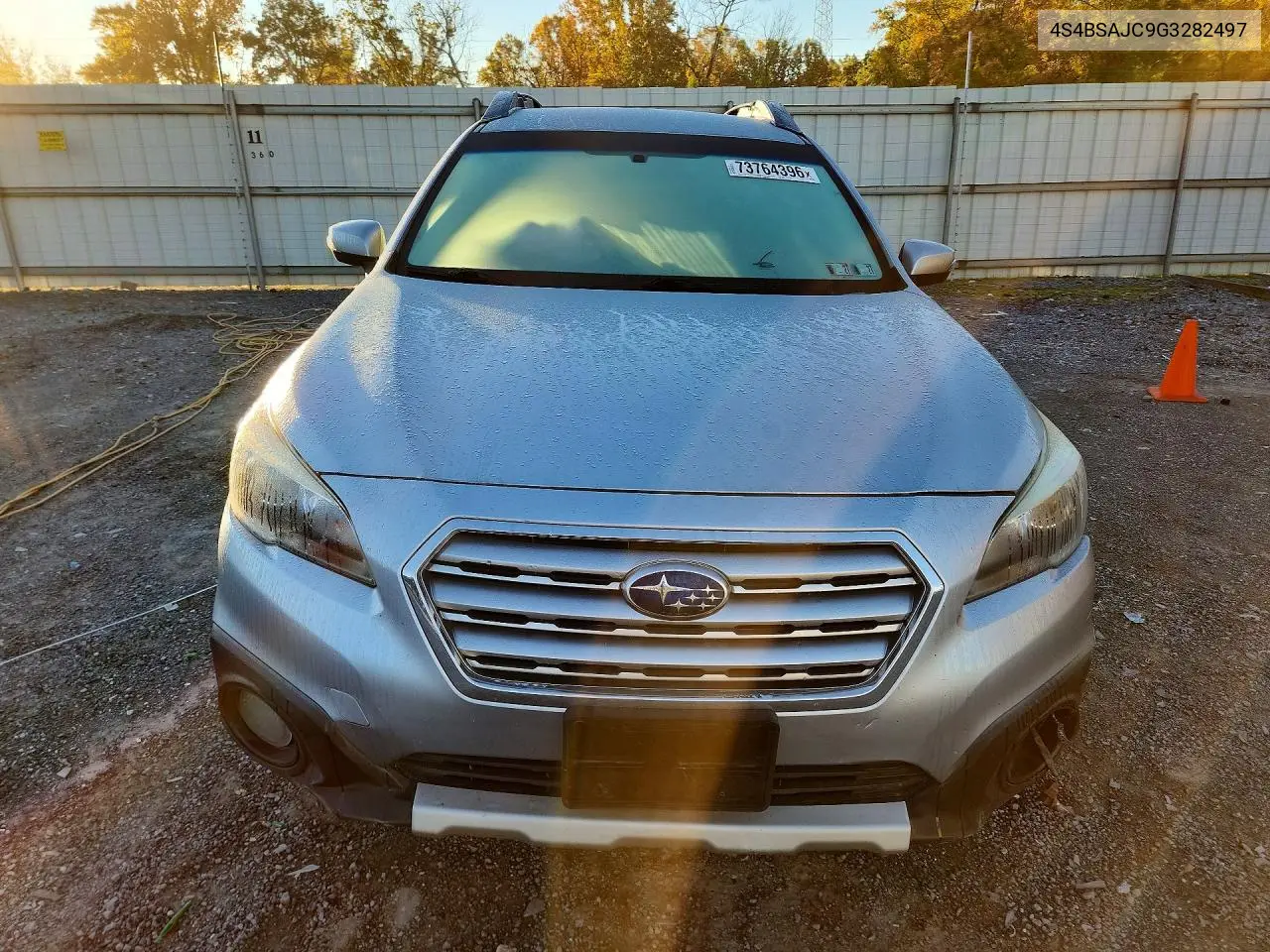 2016 SUBARU OUTBACK VIN 4S4BSAJC9G3282497 — фото 5