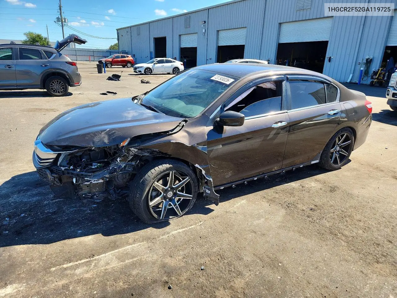 HONDA ACCORD 2016, VIN 1HGCR2F52GA119725