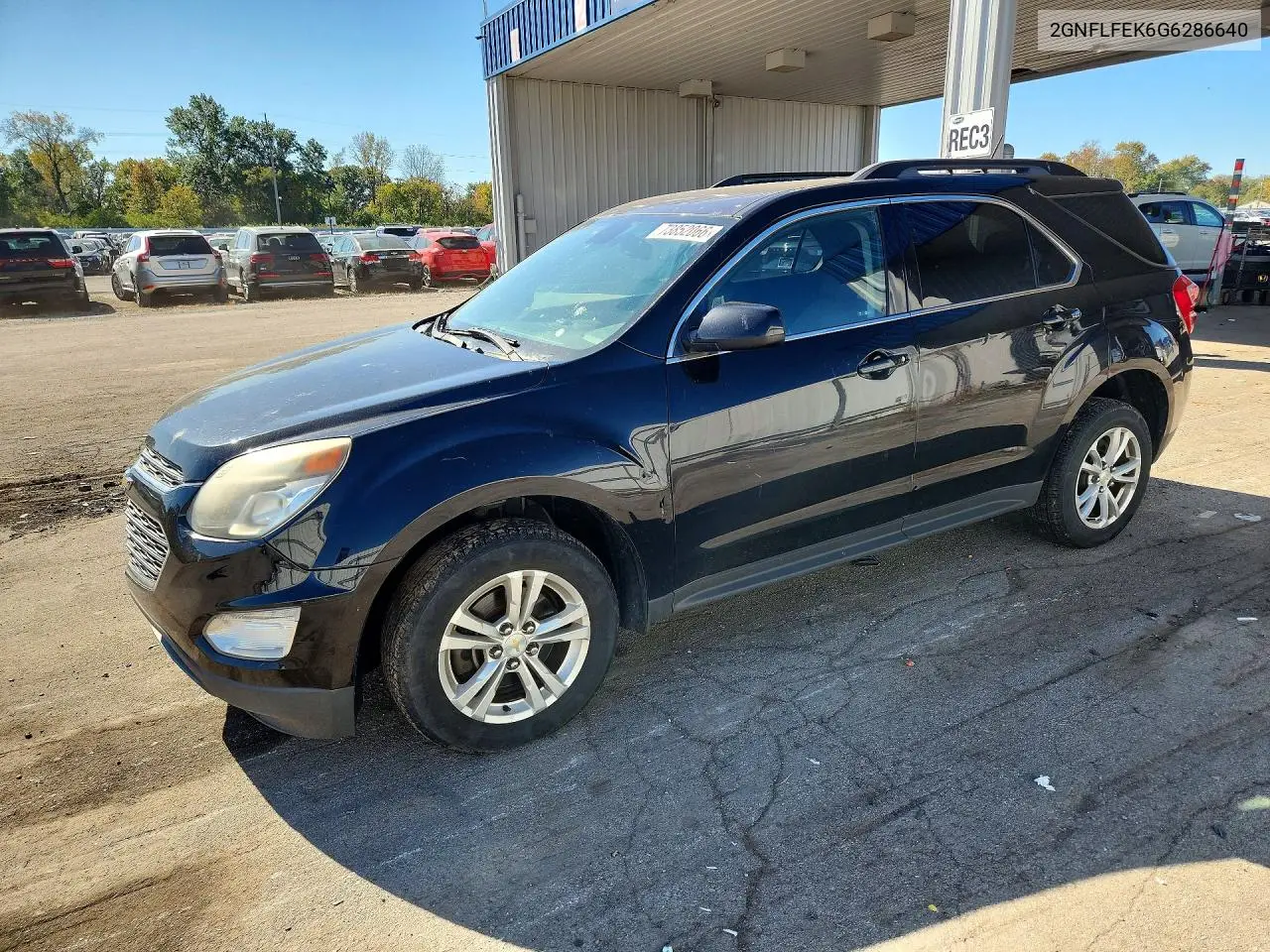 CHEVROLET EQUINOX 2016, VIN 2GNFLFEK6G6286640