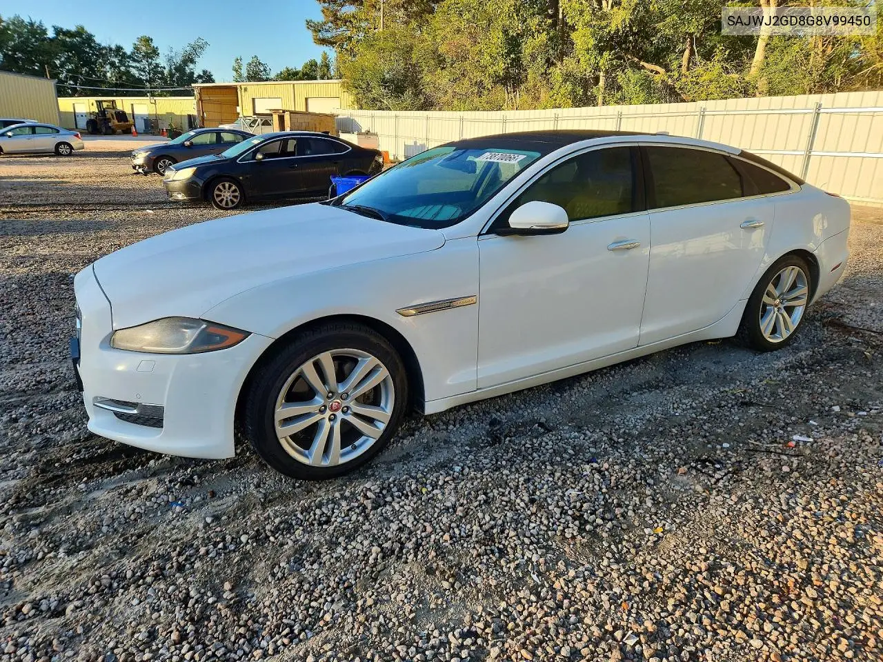 JAGUAR XJ 2016, VIN SAJWJ2GD8G8V99450