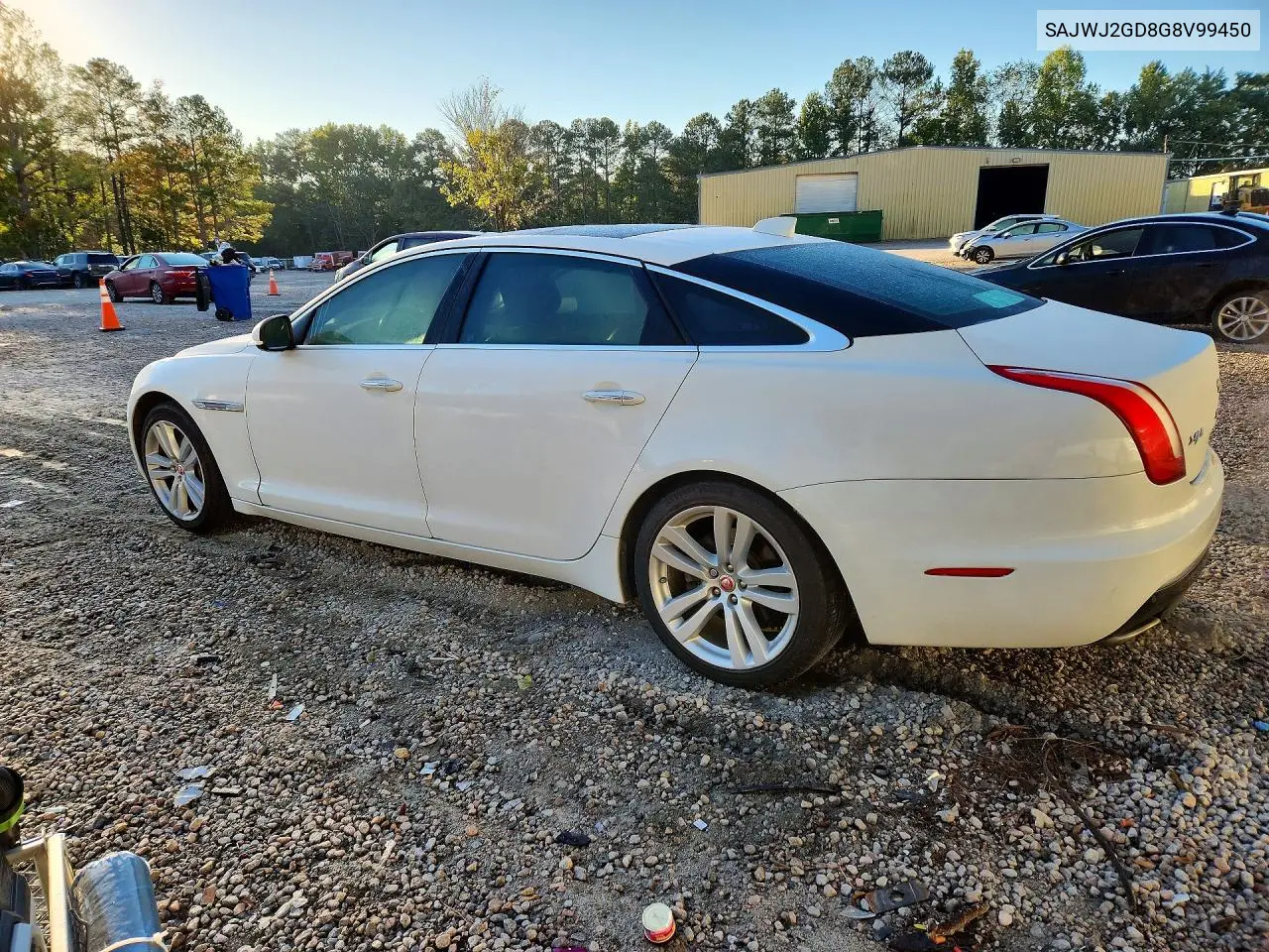 2016 JAGUAR XJ VIN SAJWJ2GD8G8V99450 — фото 2