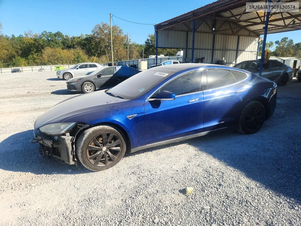 TESLA MODEL S 2016, VIN 5YJSA1E15GF130574