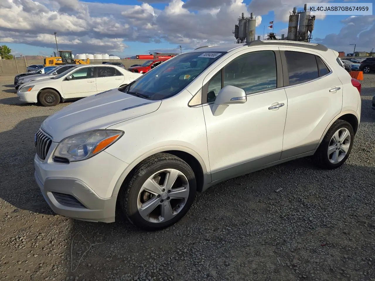 BUICK ENCORE 2016, VIN KL4CJASB7GB674959