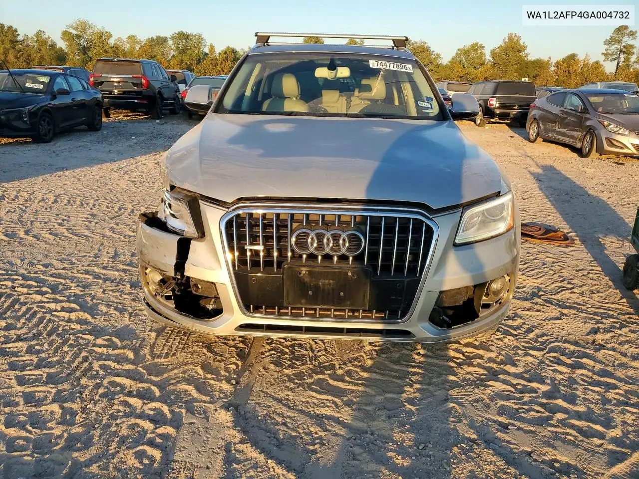 2016 AUDI Q5 VIN WA1L2AFP4GA004732 — фото 5