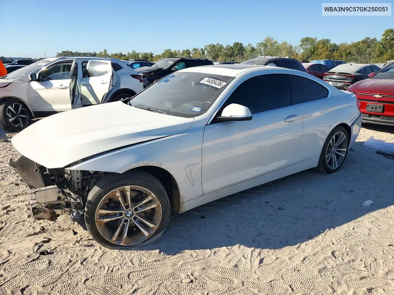 BMW 4ER 2016, VIN WBA3N9C57GK250051