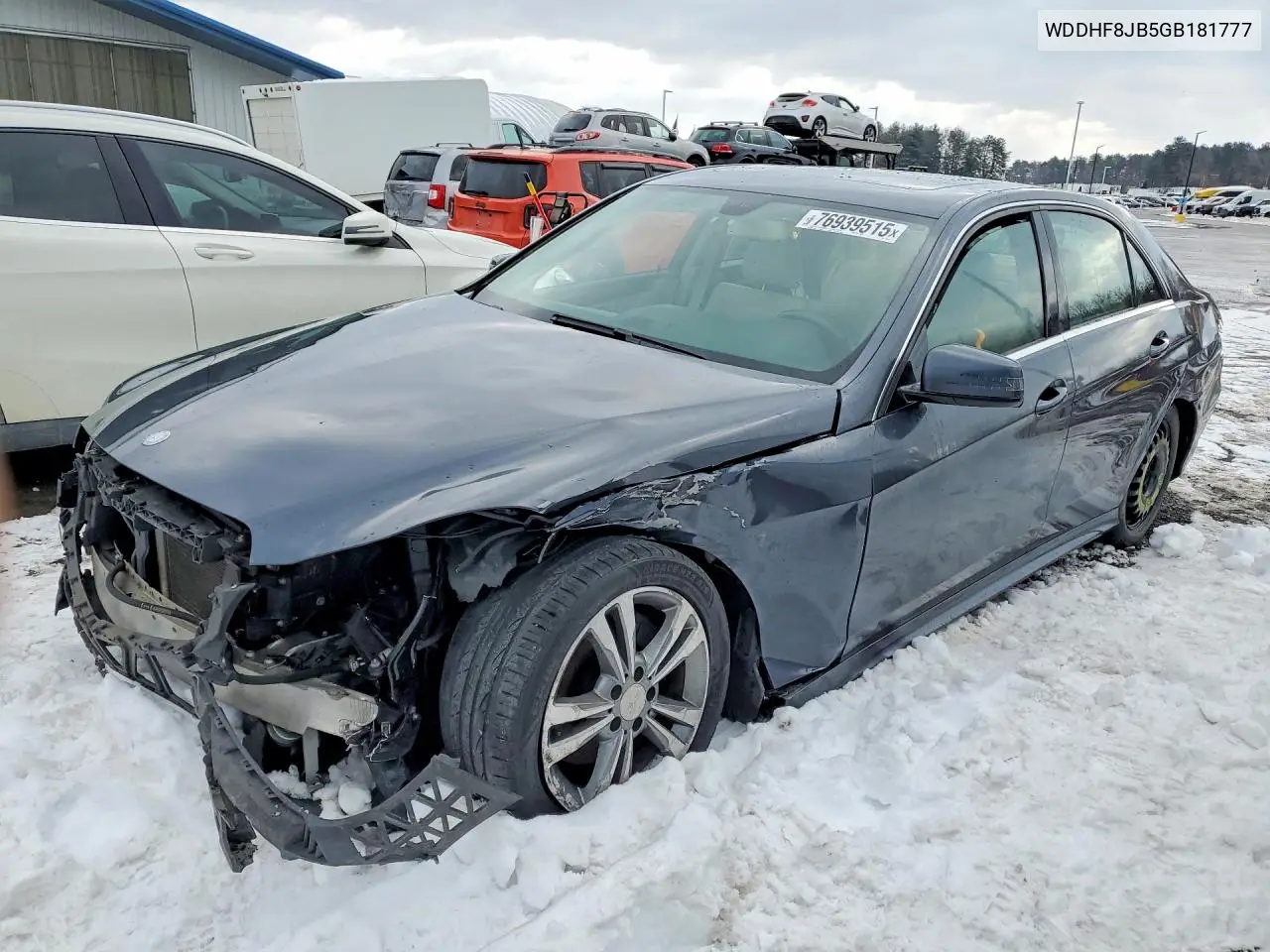 MERCEDES E-KLASSE 2016, VIN WDDHF8JB5GB181777