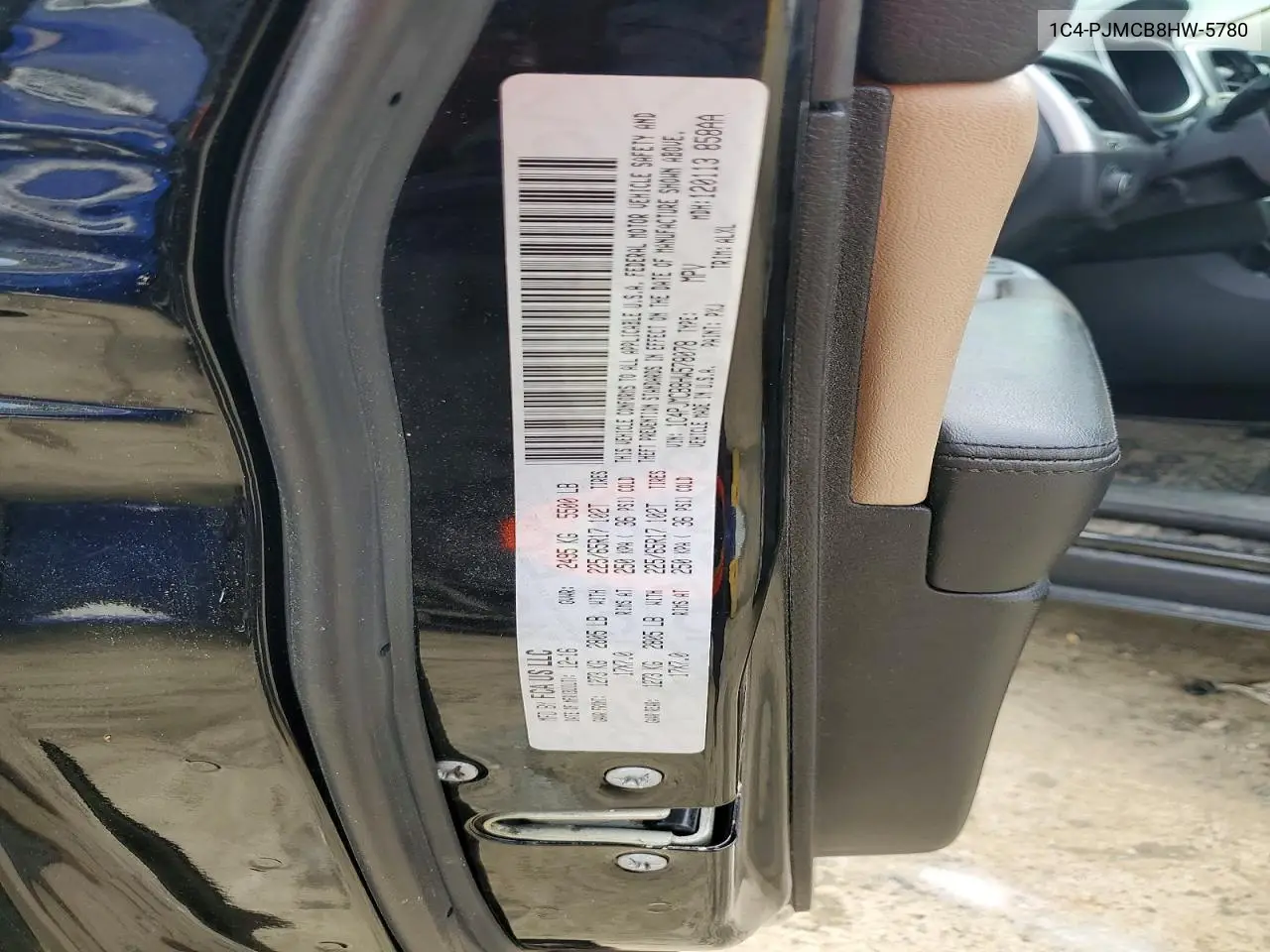 2017 JEEP CHEROKEE VIN 1C4PJMCB8HW578078 — фото 13