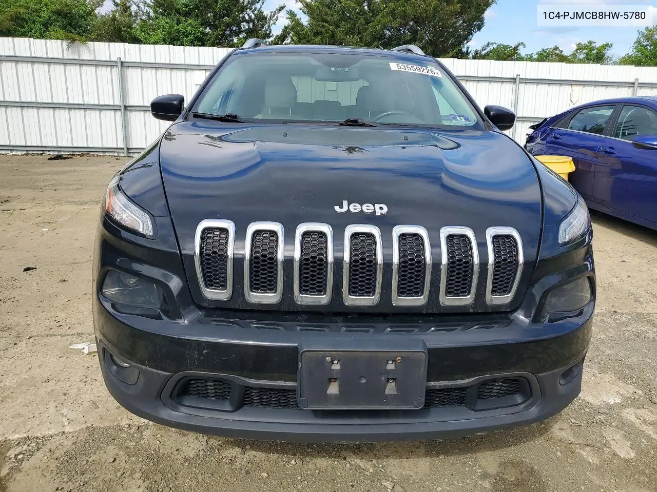 2017 JEEP CHEROKEE VIN 1C4PJMCB8HW578078 — фото 5